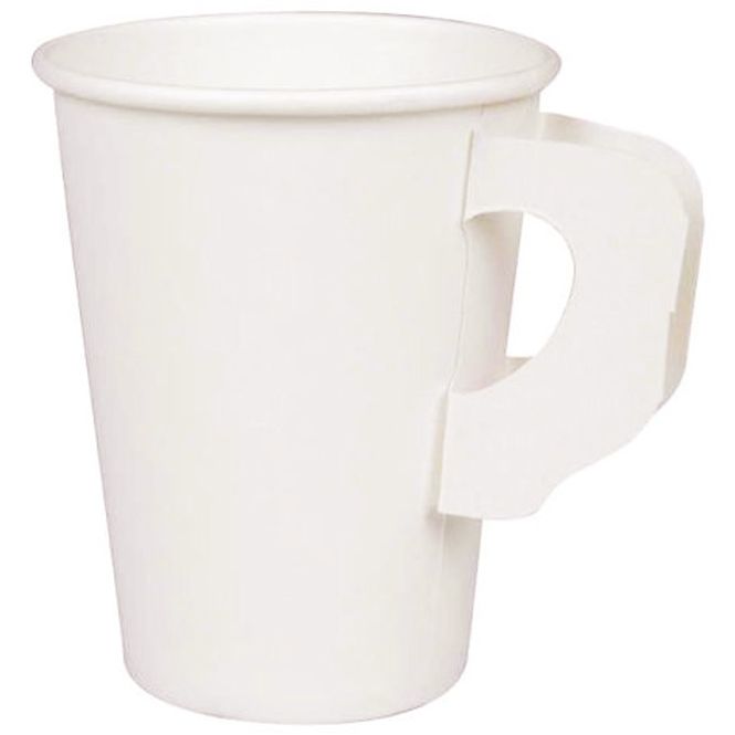 Hovedbilde Pappbeger - Pappkrus med hank 20cl - 200 stk. (4 ruller a 50 stk.)