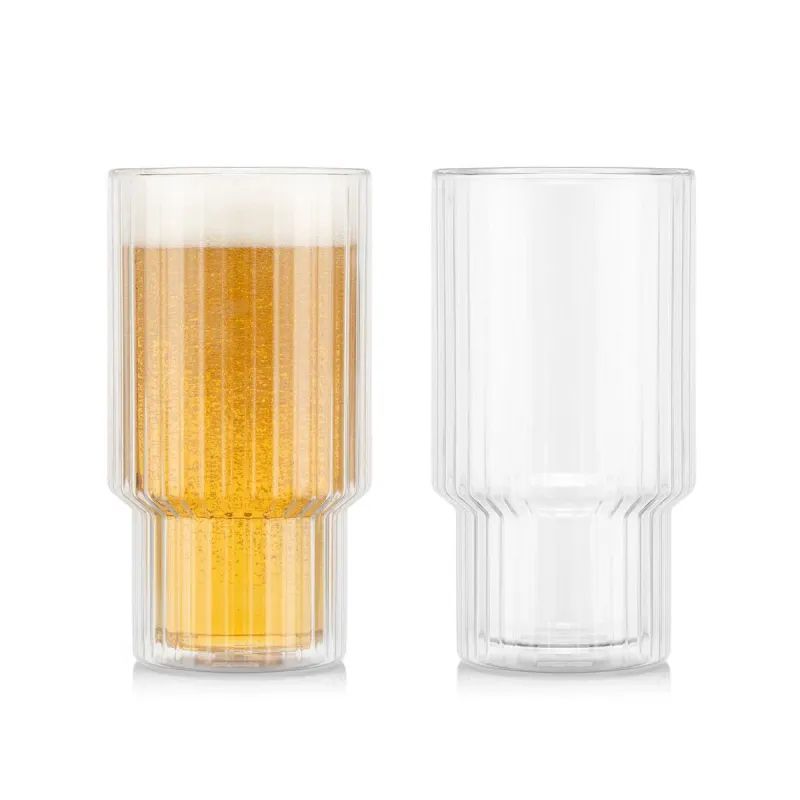 2 stk glass, dobbeltvegg, 0,5L Bodum