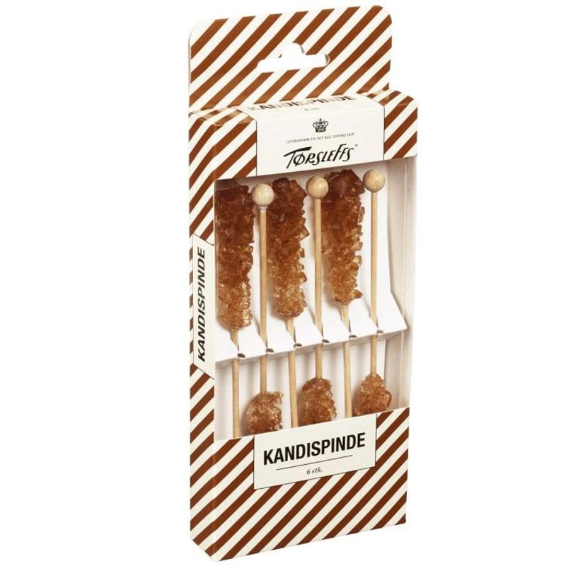 Kandispinne 75g tørsleffs. 10 poser a 6 stk
