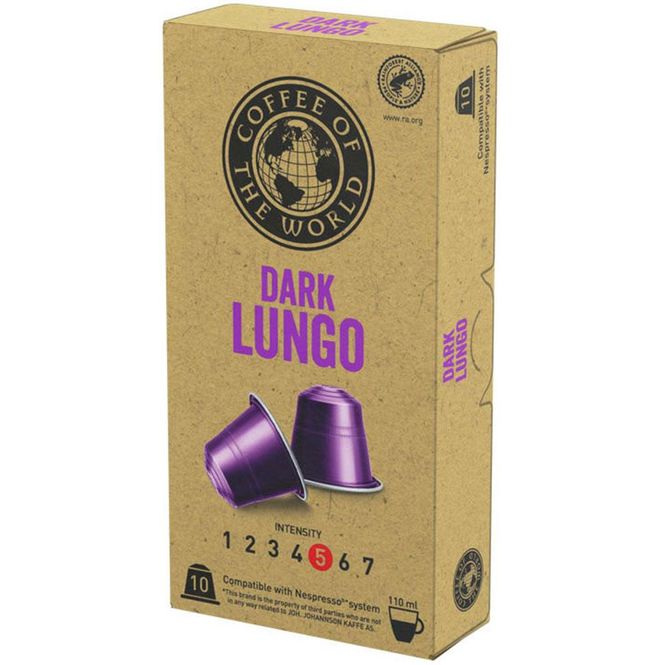 Hovedbilde Cotw lungo dark kapsel 100 stk