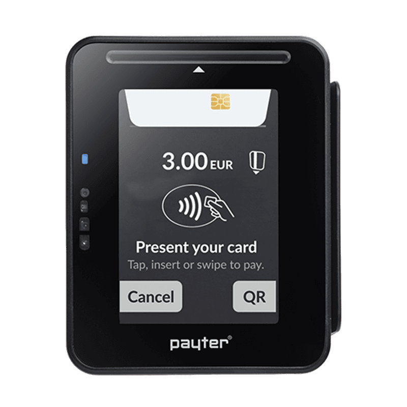 Payter Apollo Black-4G med modem-EU. Kortbetalingsmodul