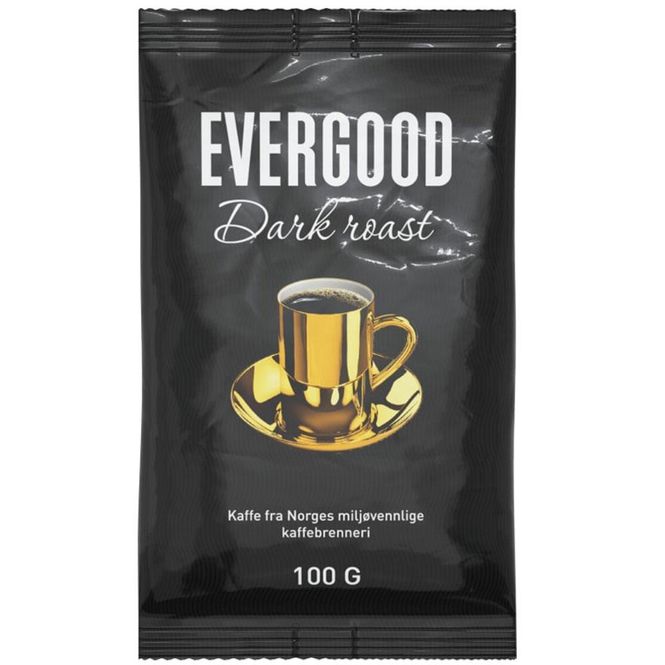 Hovedbilde Evergood dark roast finmalt 36x100g proff